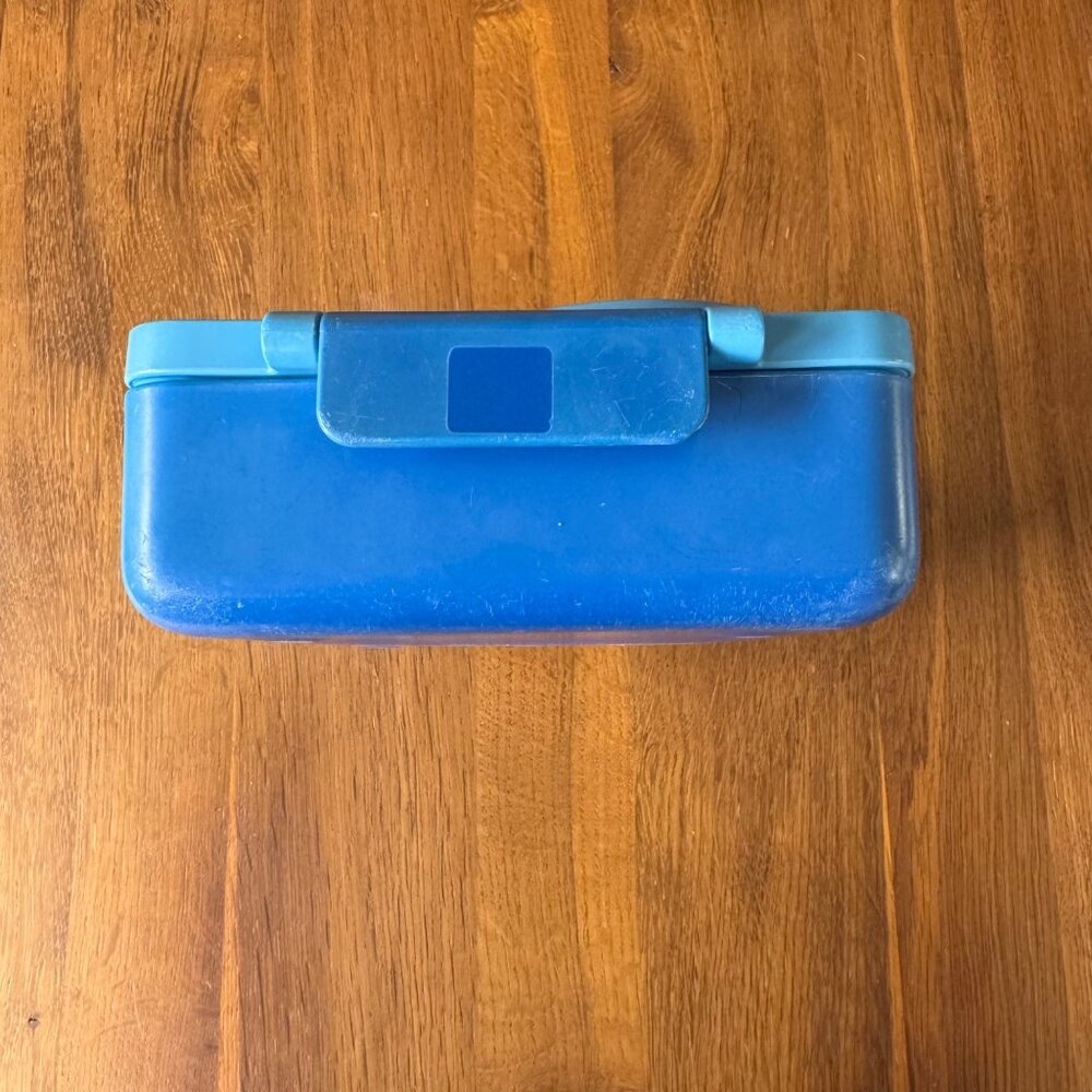 OMIEBOX Kids Lunch Box Blue Yellow School Bento Snacks Omie Snack Child Lunchbox - Picture 10 of 14